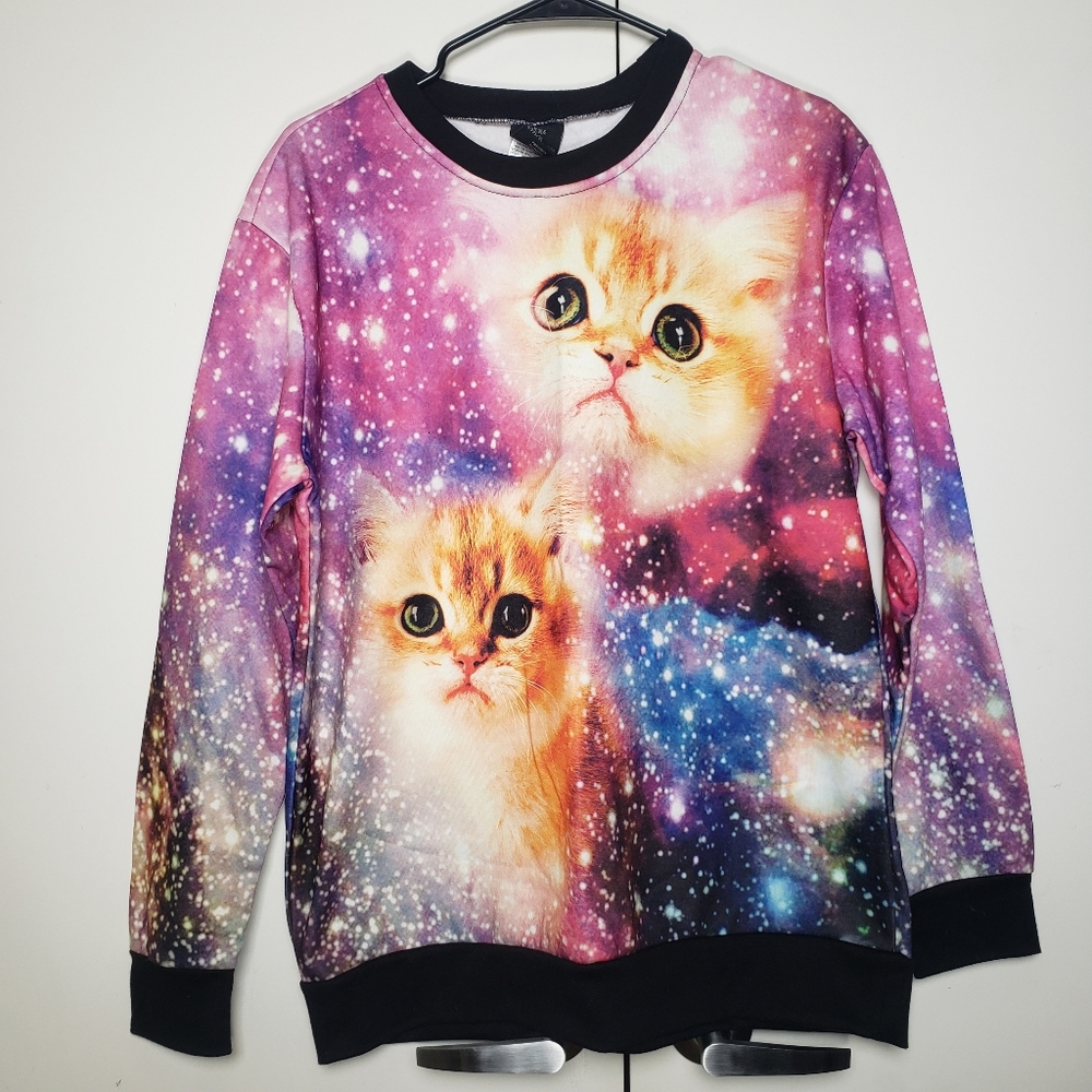 Galaxy Kitten Sweatshirt